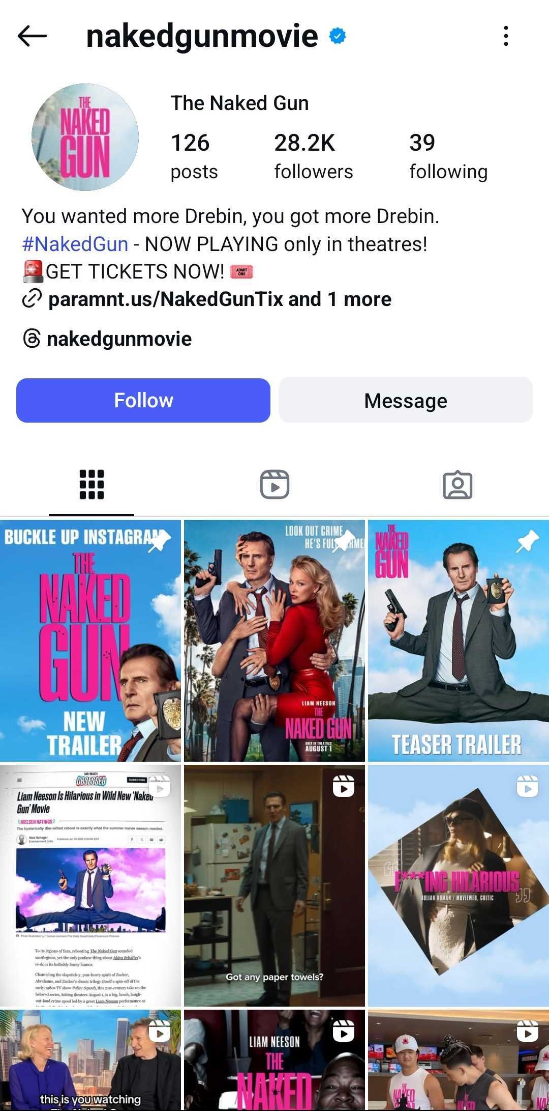 Instagram Mobile Link Image